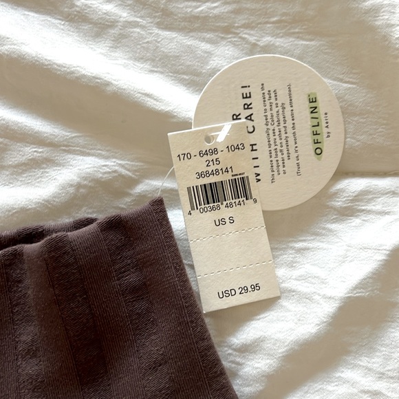 NWT Aerie Offline Matching Set - Brown - Picture 3 of 7